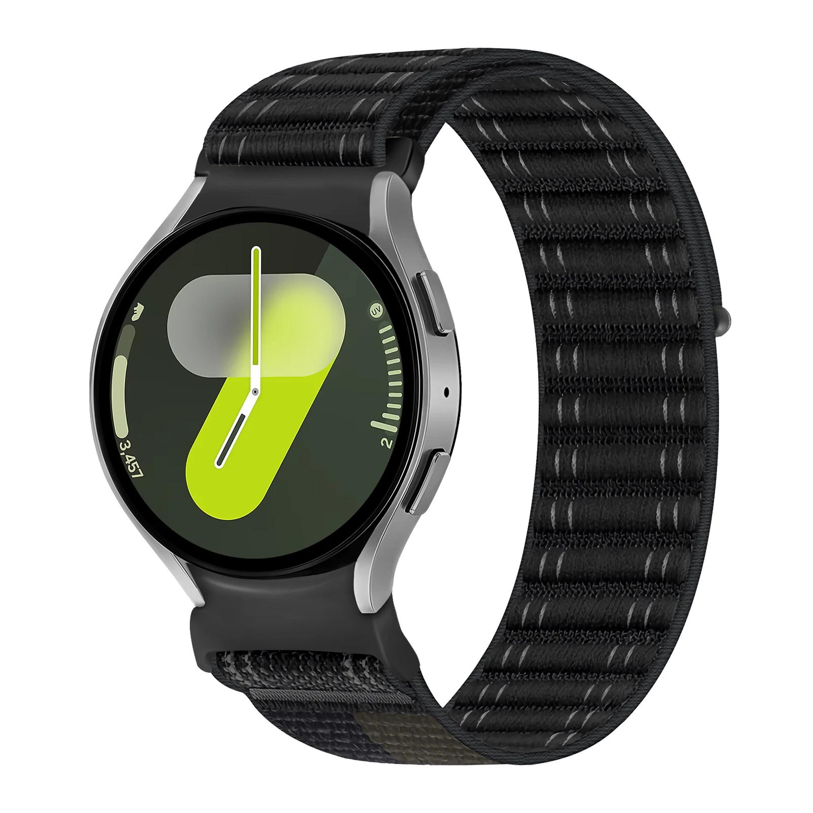 Nylon Loop Strap For Samsung Galaxy Watch 7 5 6 4 FE 44mm 40mm/5 pro 45mm Classic 47mm 43mm No gaps Bracelet Galaxy Watch 7 Band