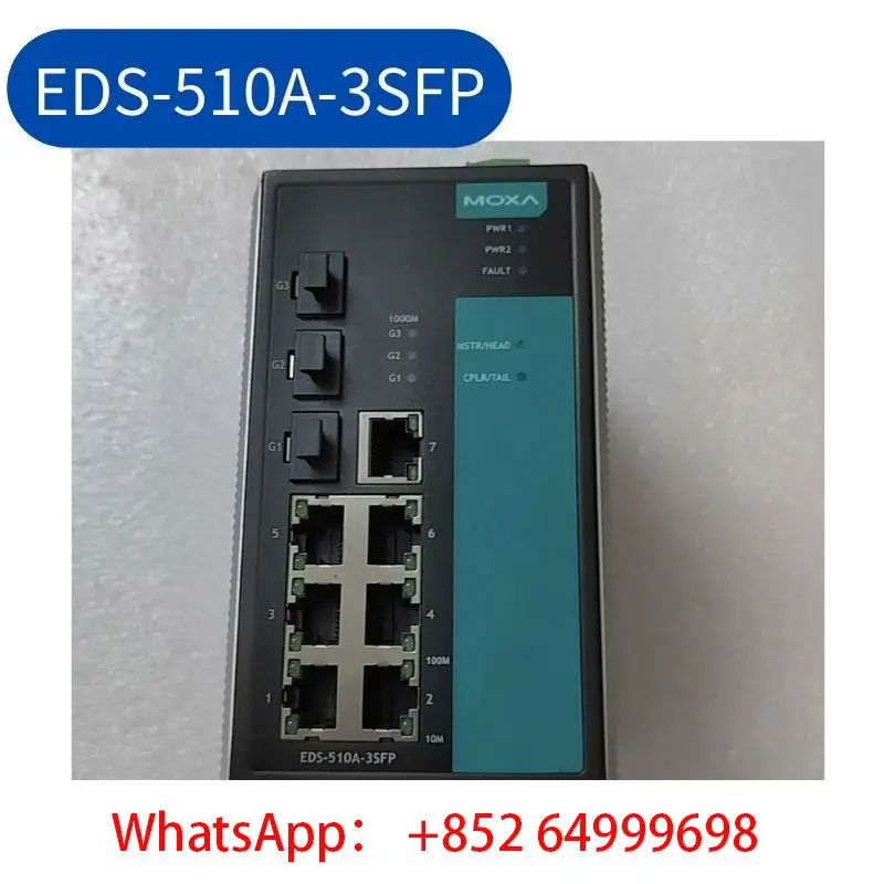 

second-hand Mosa EDS-510A-3SFP Ring Switch Test OK