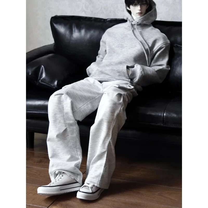 

BJD Doll Clothes For 1/4 75cm 77cm Doll Black Grey Trousers Sport Pants Dolls Clothing Accessories(No Doll)