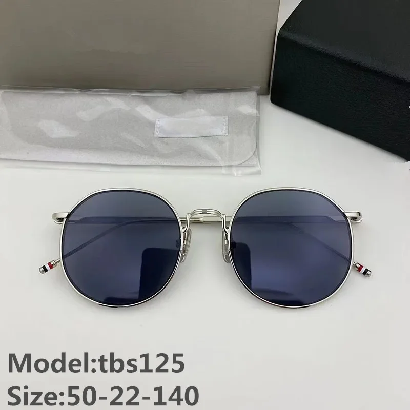 

New York Designer Sunglasses TBS125 Men Women Trend Round Sun Glasses Luxury Designer Anti UV Protection Titanium Eyeglasses