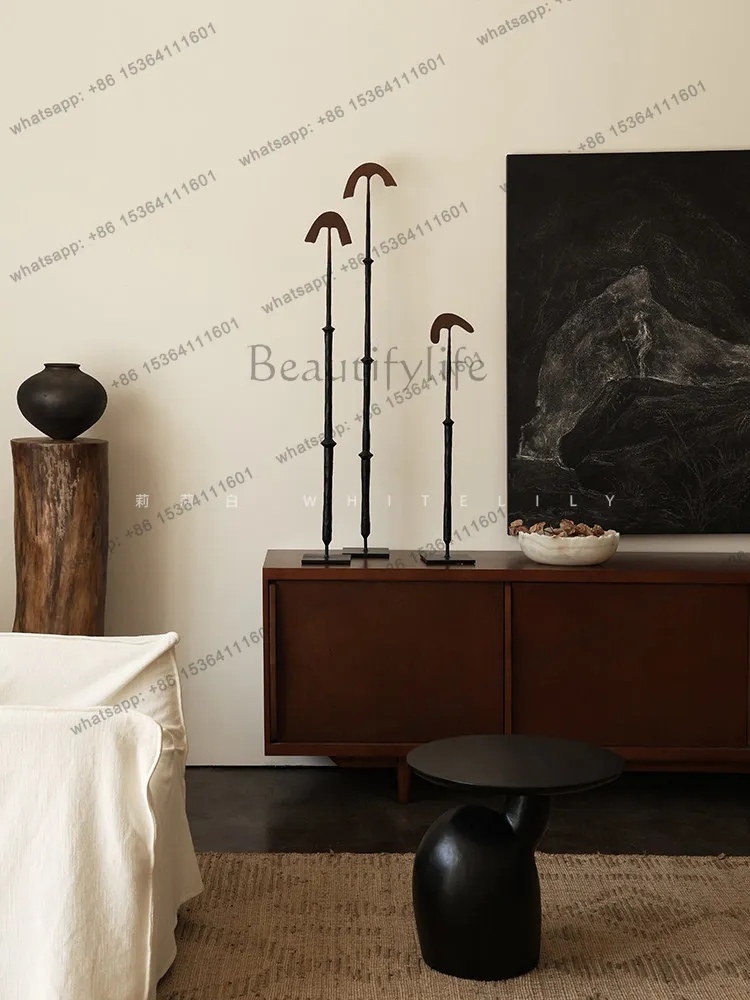 Wabi Sansi Forged Tabletop Floor-to-Floor Ornament Wabi Sansi Aesthetic Art Purely Handmade