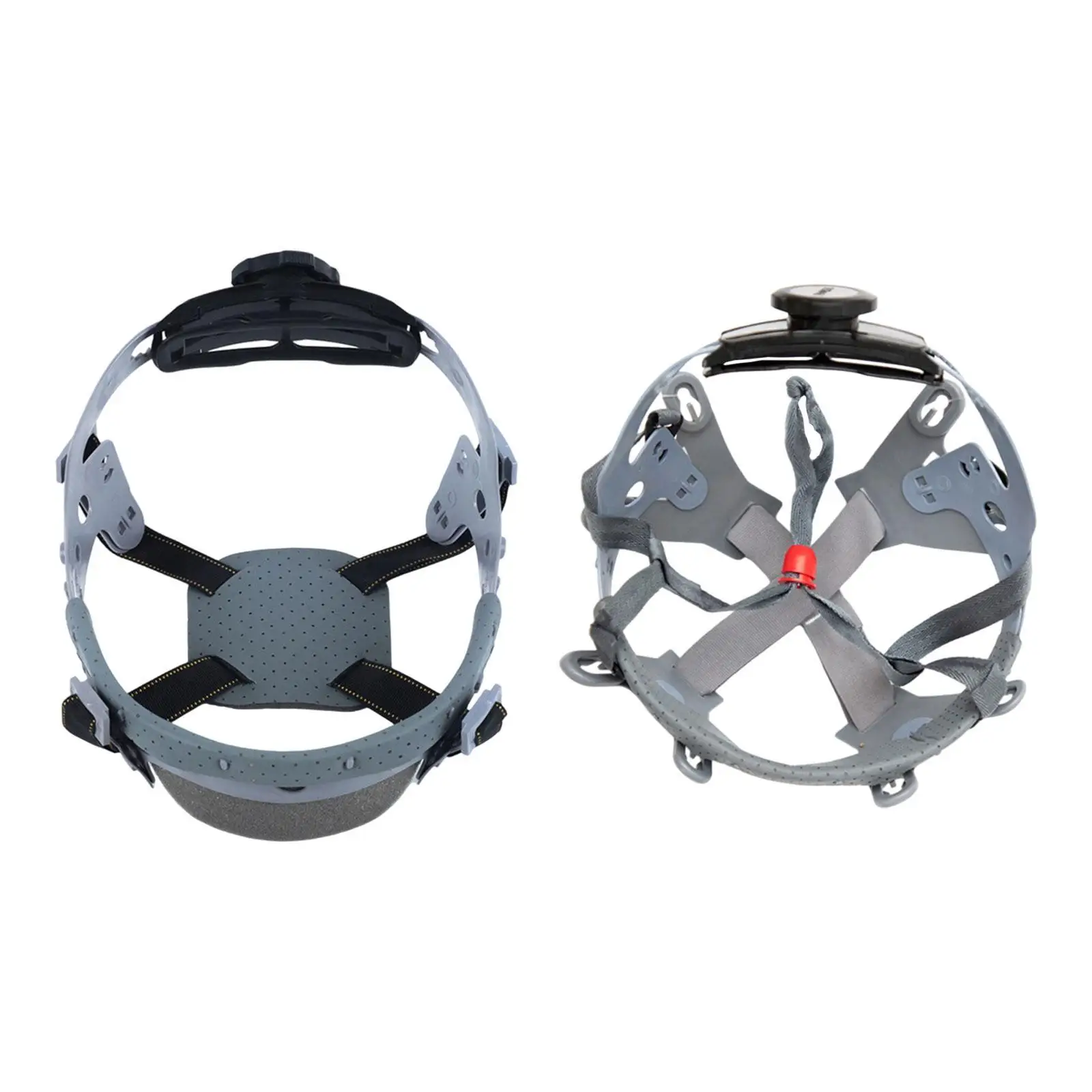Helmet Replacement Suspension Knob Fixation Gray Hat Liner Insert Ergonomic Design for Hard Hat Adapter Safety Use