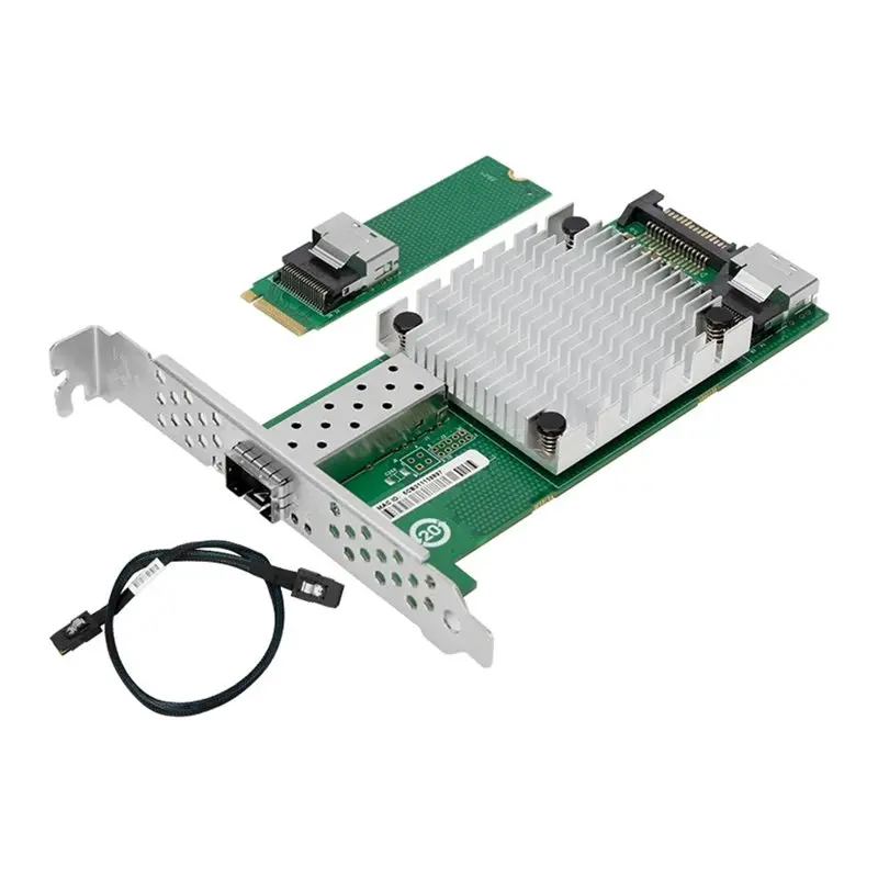 X64A-Expansion Card For Windows, 10 Gigabit M. 2 To RJ45 Network Card, 82599 Controller, Single-Port RJ45 10 Gigabit Ethernet