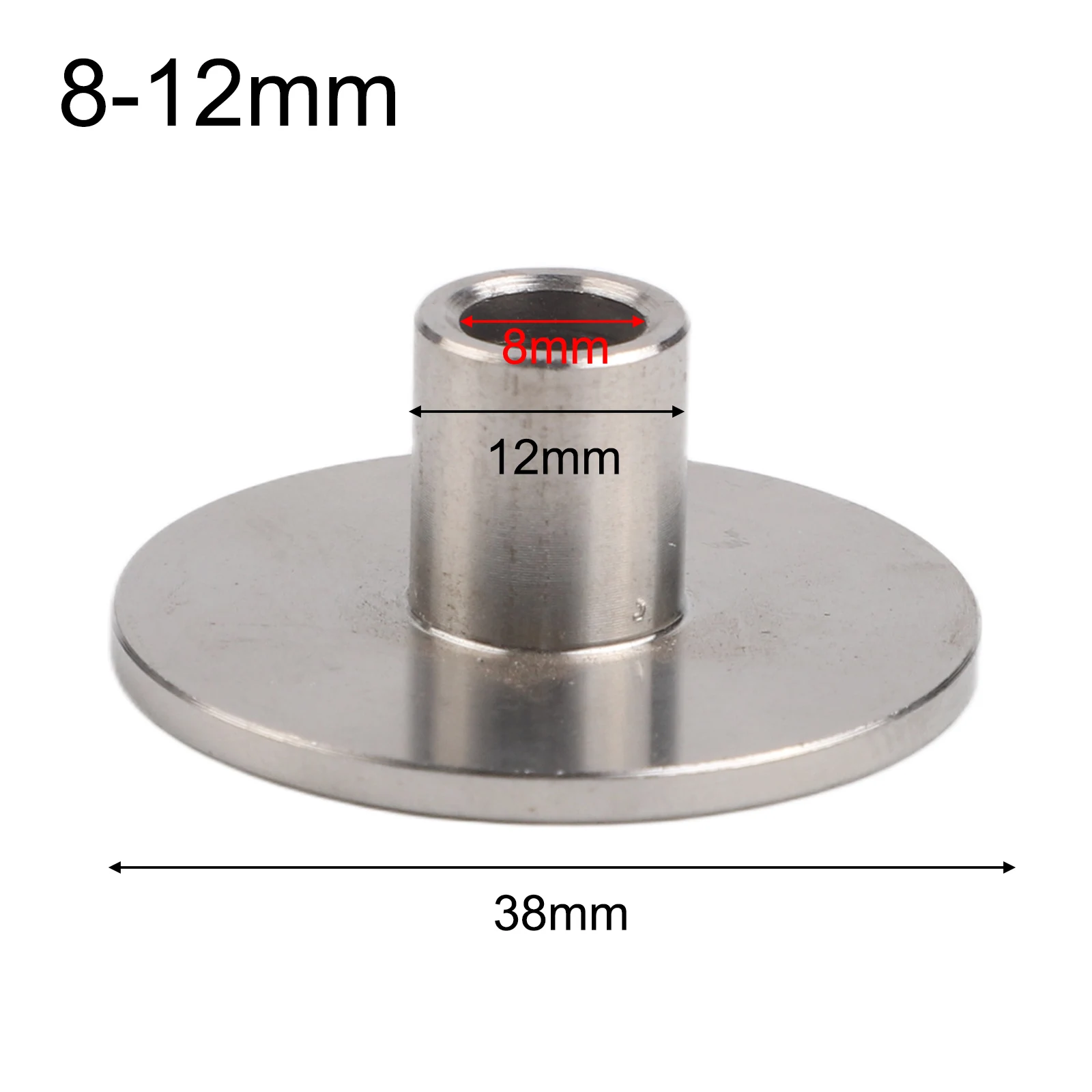 1pc 8mm-20mm Trimmer Sample Guide Plate Bushing Trimmer Sleeve Router Bit 38mm For Wood Carving Routers Trimmer Power Tool Parts