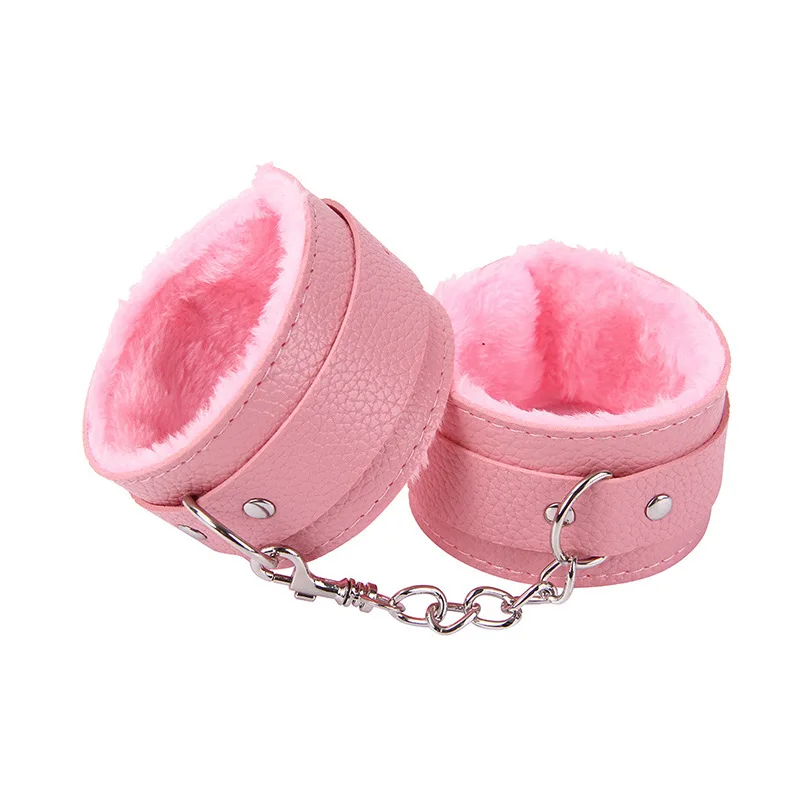 SM Handcuffs Sex Ankle Cuff BDSM Bondage Restraints Soft Plush Handcuff Adult Game 18+ Erotic Couple Sextoy Sex Supplies Shop view 5