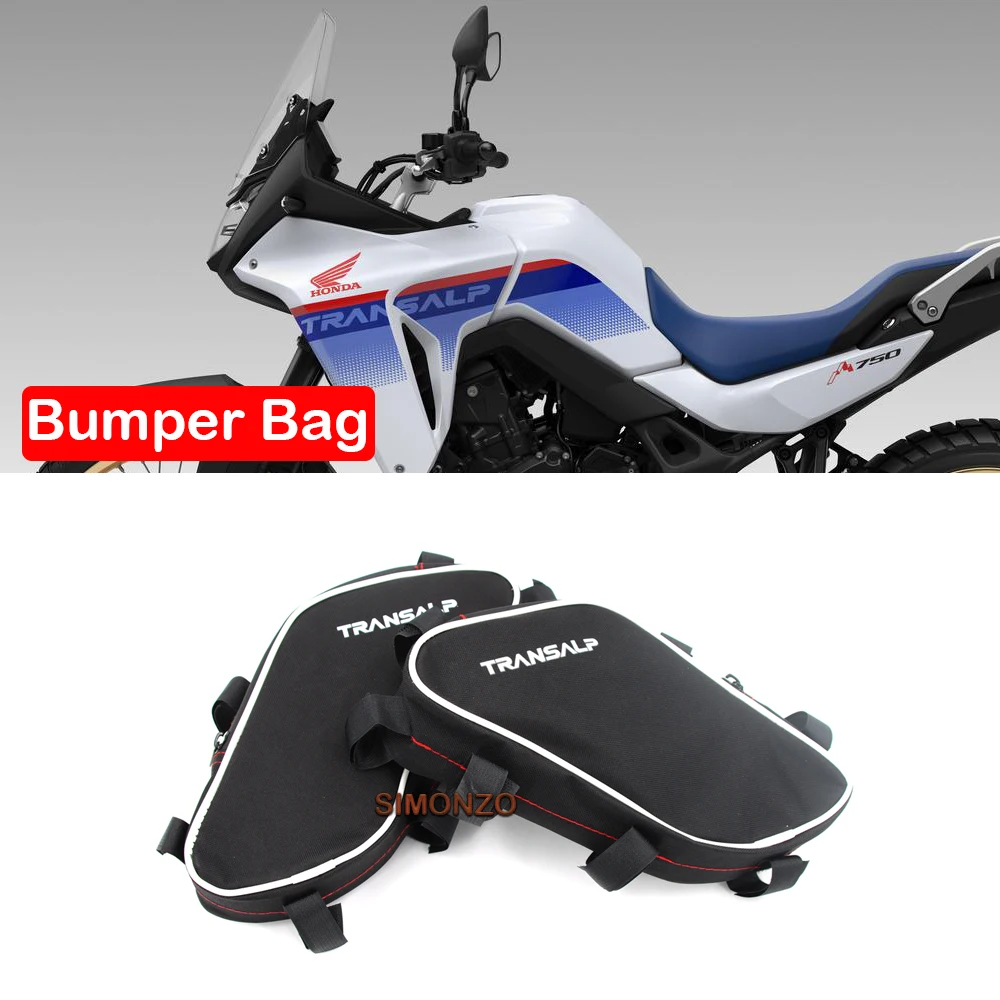 Bolsa de parachoques para motocicleta, bolsa impermeable para Honda XL 750, Transalp XL750, Transalp, bolsa de herramientas, bolsas de colocación de