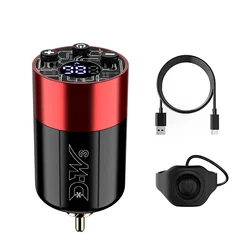 D-W3 Motor Machine Mobile Tattoo Wireless Power 1500mAh Multi Frequency Point Tattoo Wireless Power Mini Battery RCA Interface
