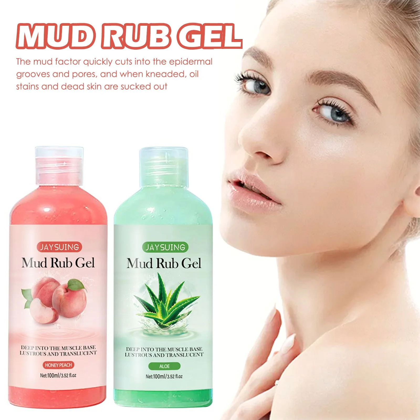 Body Exfoliating Gel Remove Dead Skin Peeling Lightening Elbow Knee Deep Cleansing Pores Smooth Moisturizing Aloe Vera Scrub Gel