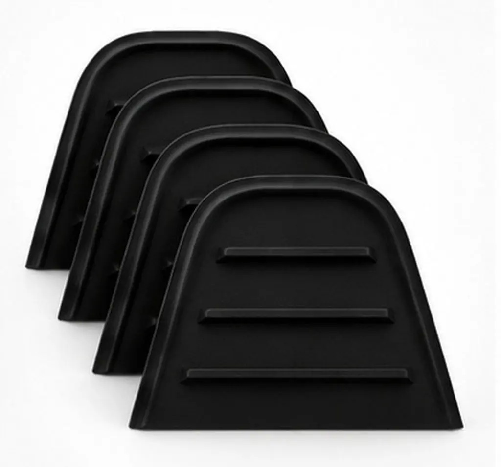 4Pcs Plastic Corner Guards PVC Luggage Protectors for Suitcase Toolbox Shipping Box Edges Protection Impact Resistant Style