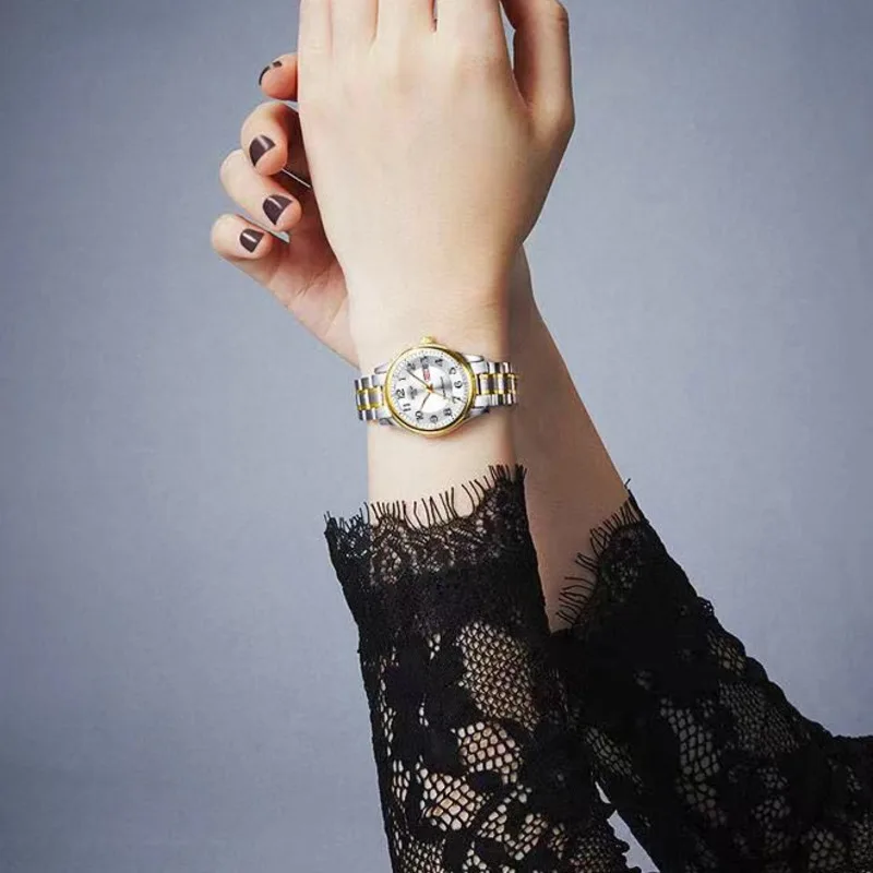 Relojes de pulsera de cuarzo para mujer, joyería de lujo a la moda de los años 2000, diseño elegante de temperamento, accesorios de reloj de mano, relojes de negocios