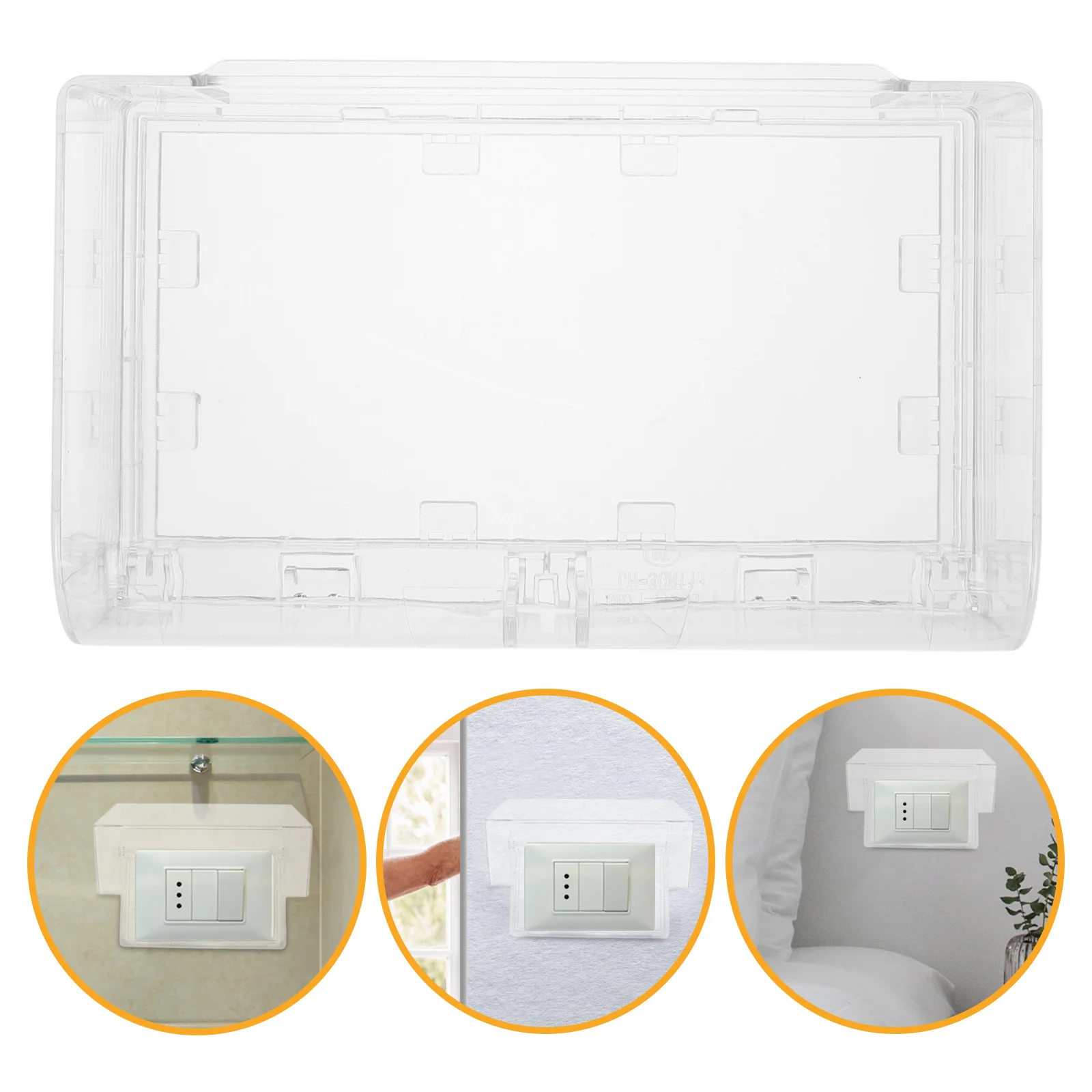 Socket Waterproof Cover Conjoined The Switch Simple Case Protective Switches Home Organizer