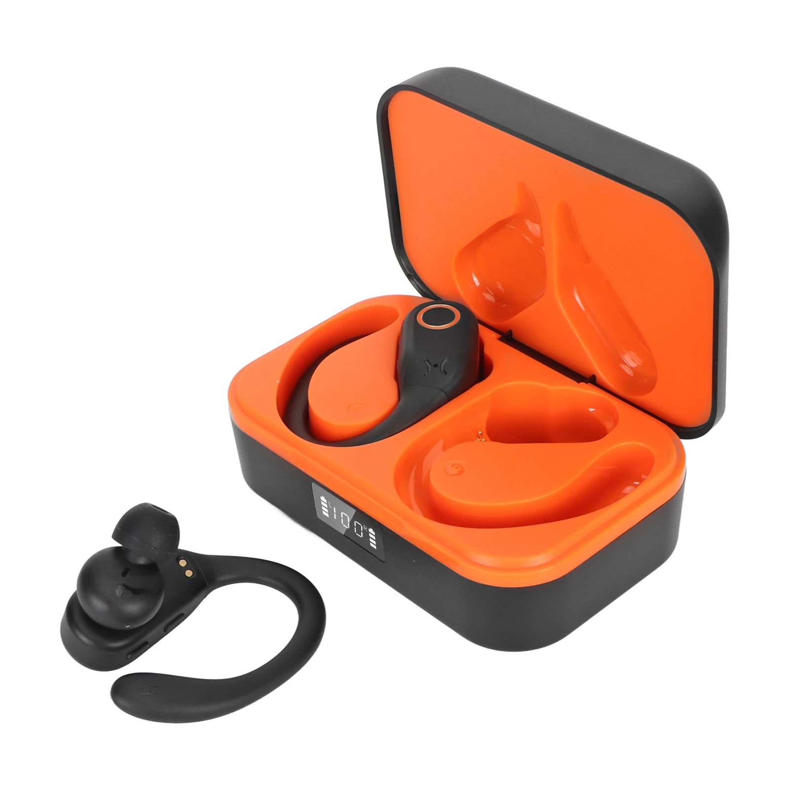[Modern Look] Compact Wireless 5.3 Wireless Translator Earbuds with Charging Case - 144 Language Support, Noise Reduction, Long