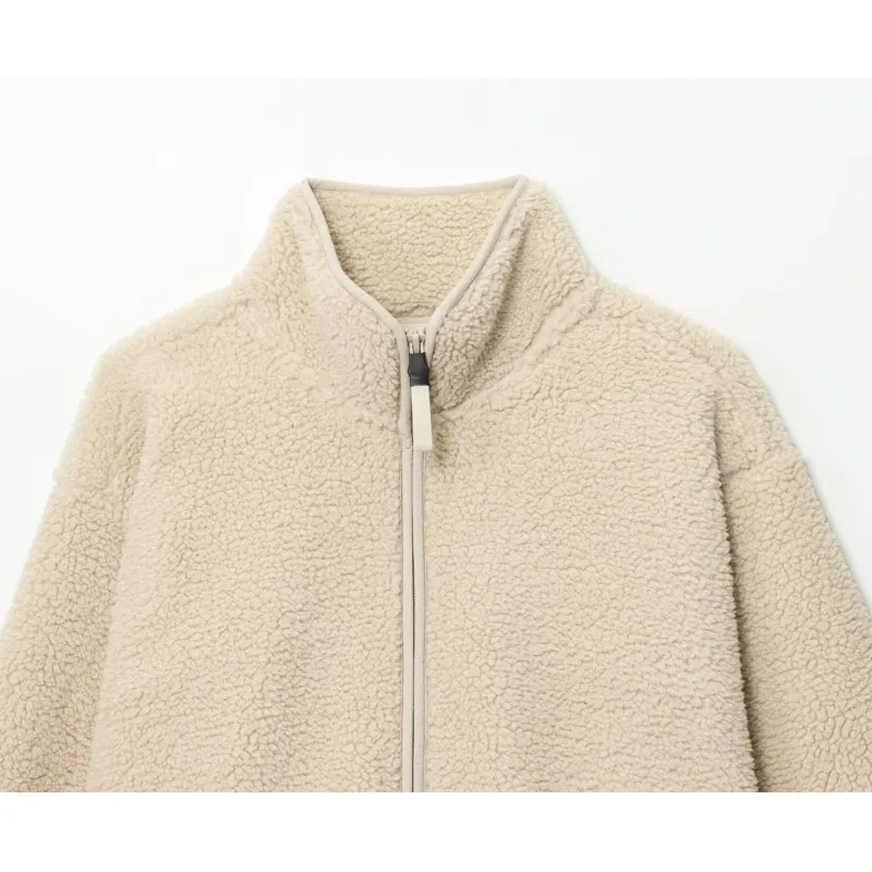 女性スポーツジャケット女性のための秋スタンドカラー長袖コート女性ヴィンテージアウター