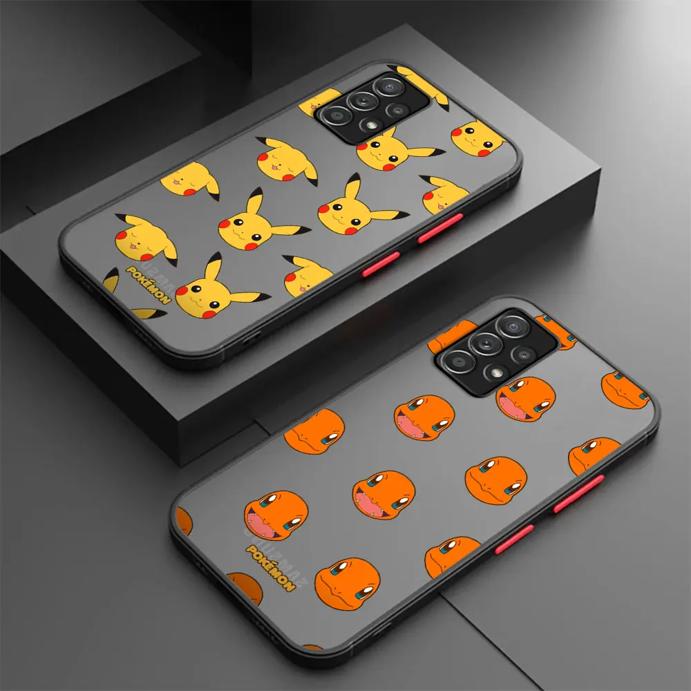 Pokemon Bulbasaur Anime Case For Samsung Galaxy A52 A53 A54 A14 A13 A12 A72 A73 A34 A33 A32 A24 A23 A22 A21s Funda Phone Cover