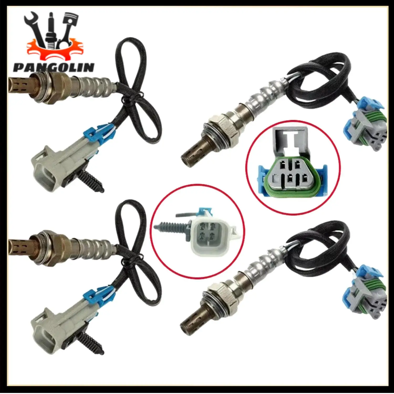 

4Pcs O2 Oxygen Sensor Up+Down 234-4668 234-4294 For 2007-2008 GMC Acadia Saturn Outlook Vue 2008 Buick Enclave 3.6L