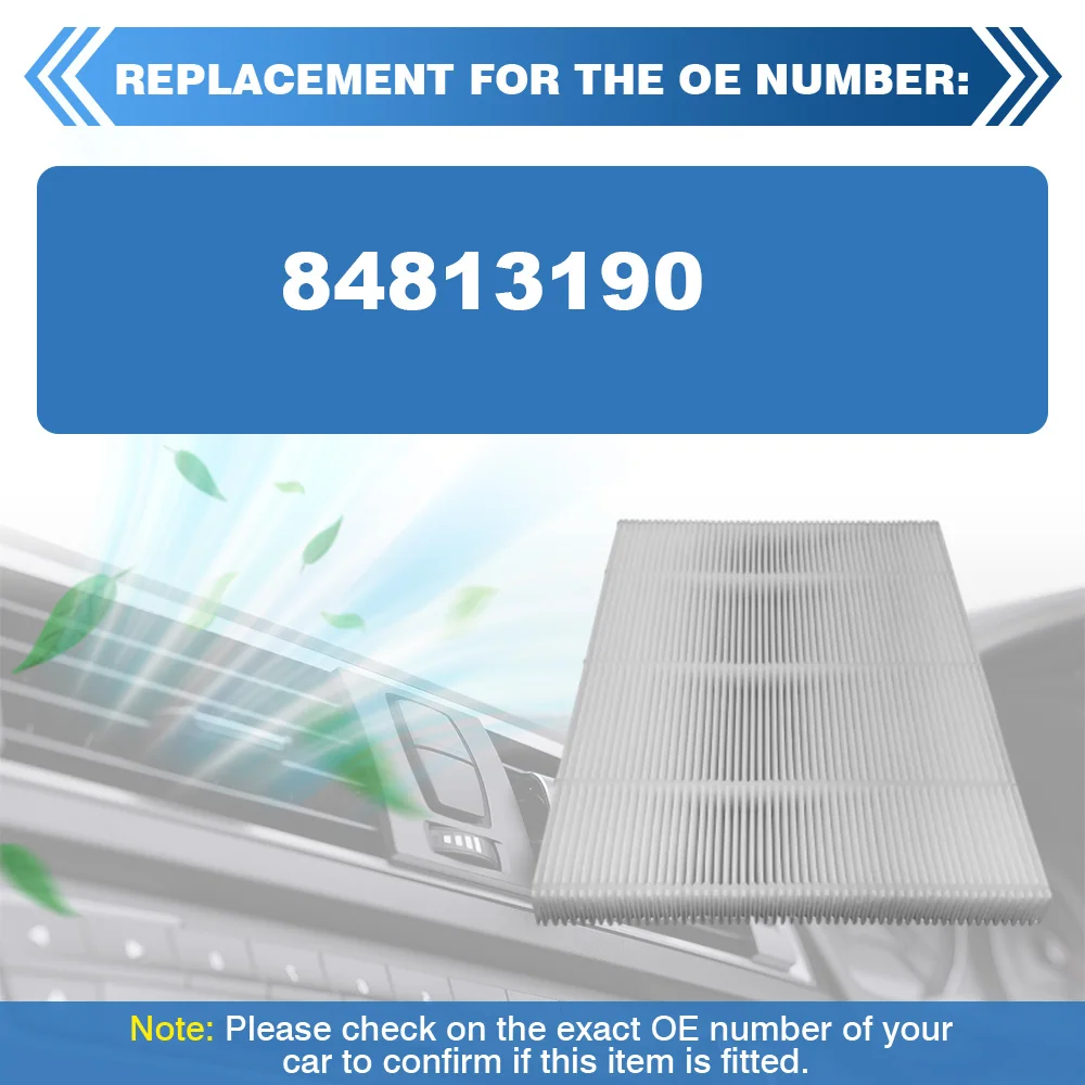 

For Volvo FH16 Trucks VOE 2014 2015 2016 2017-2025 Cabin Air Filter Replacement Truck Air Conditioning Filter Element 84813190