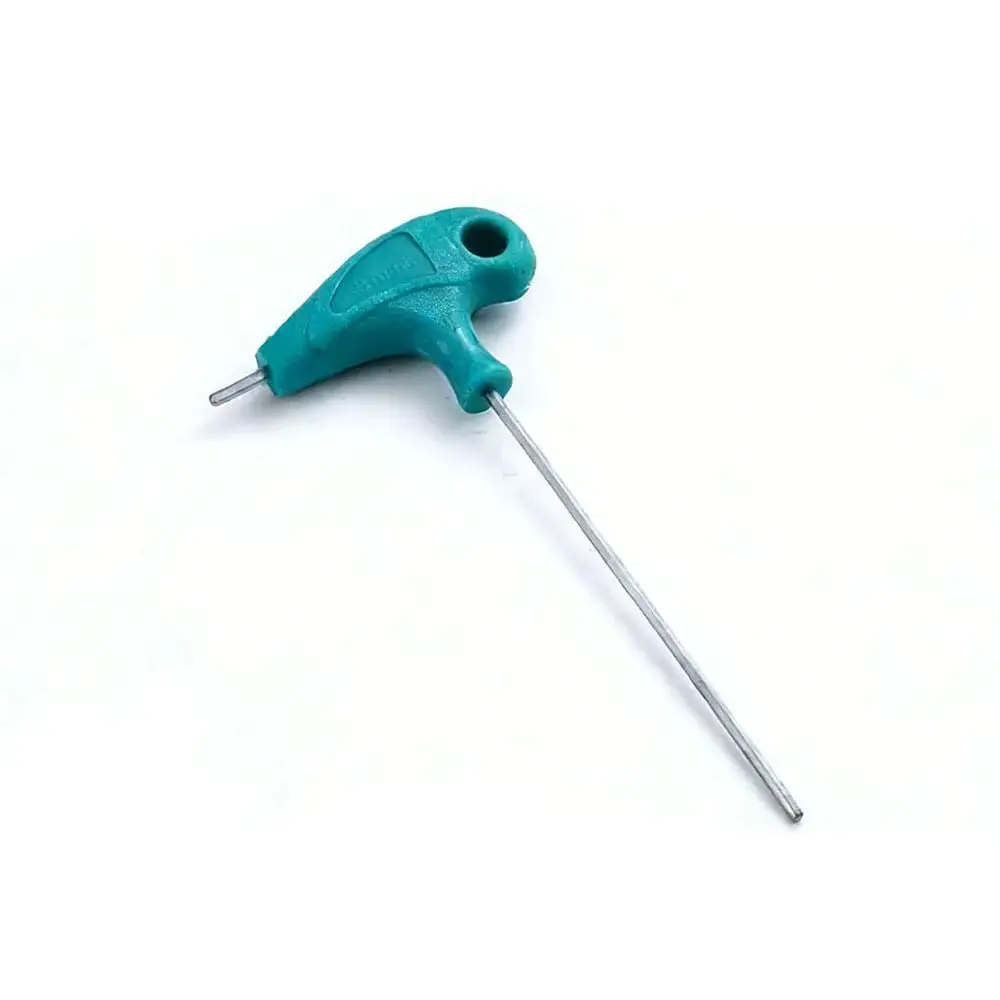 T-Type Hex Key Wrench Crutch-Style Dual-Purpose Tool with Plastic Handle L-Shaped Extended Home Repair Wrench for Home Use