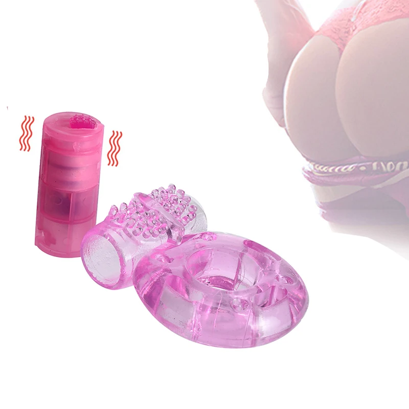 Anillo vibrador para el pene para parejas, jaula de castidad, masajeador con correa