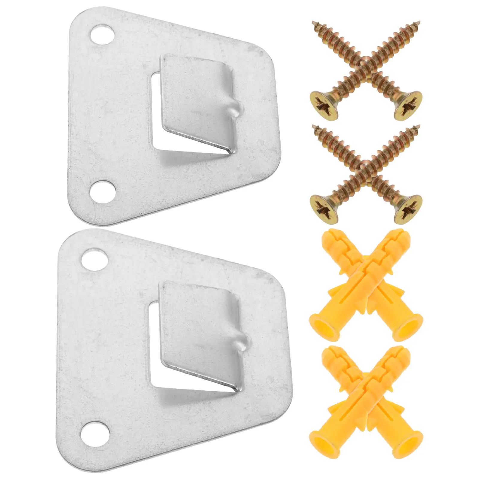 1Set Heavy Duty Steel Wall Fan Mount Bracket Flat Design for Home Office Commercial Use Easy Install Secure Fan Holder Universal