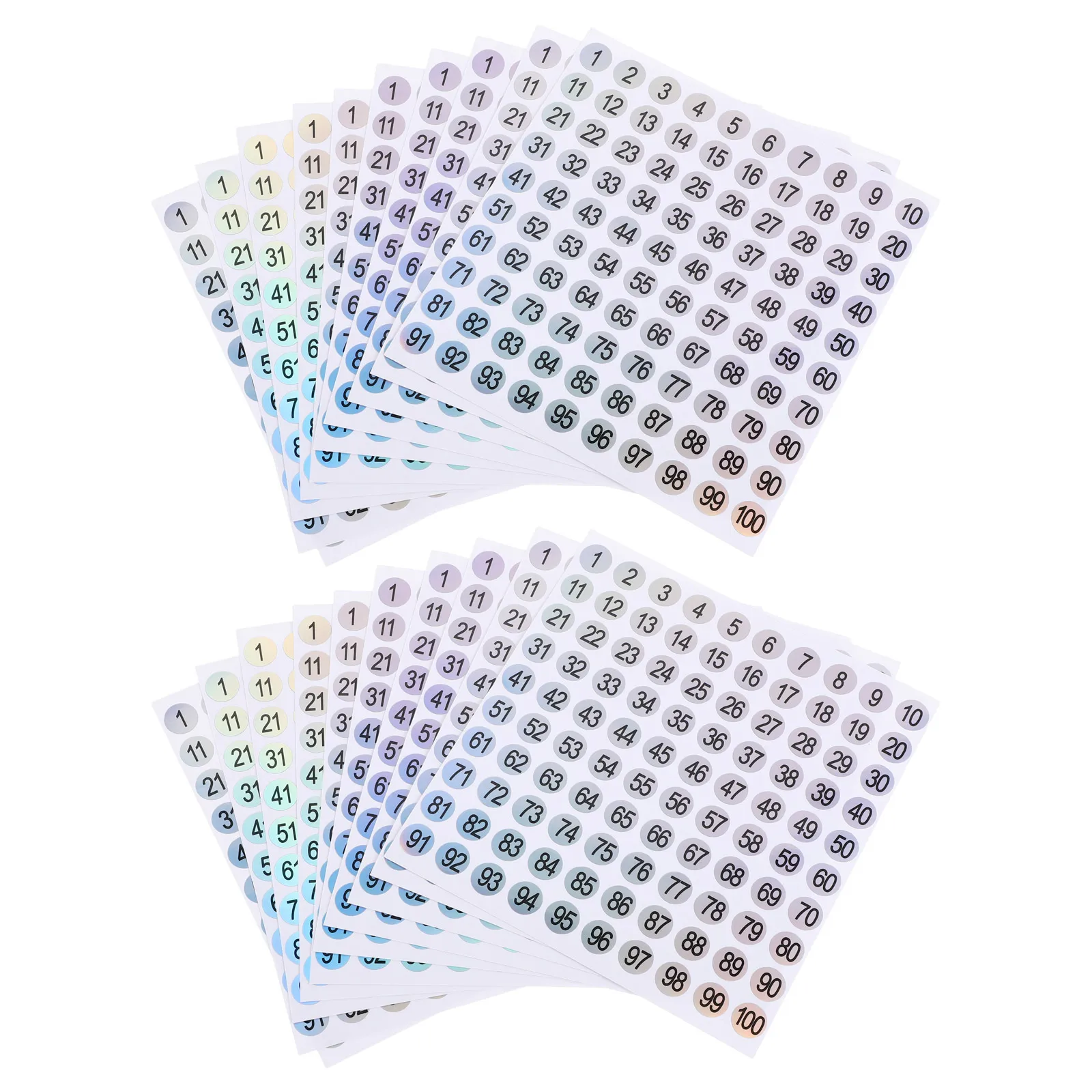 

Круглые наклейки-цифры 1-100, светоотражающие голографические этикетки, самоклеящиеся, для организации хранения и инвентаризации в классе