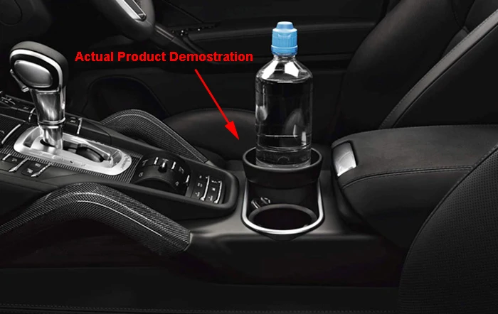 

Large Cup Holder Adapter Extender For Porsche Cayenne 958 11-18 95855398101 Best Value Parts