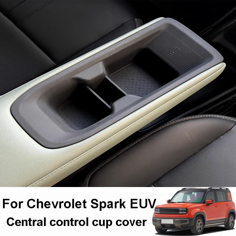 

For Chevrolet Spark EUV 2025 2026 Car Armrest Box Storage Box Interior Center Console Waterproof Cup Cover Accessories