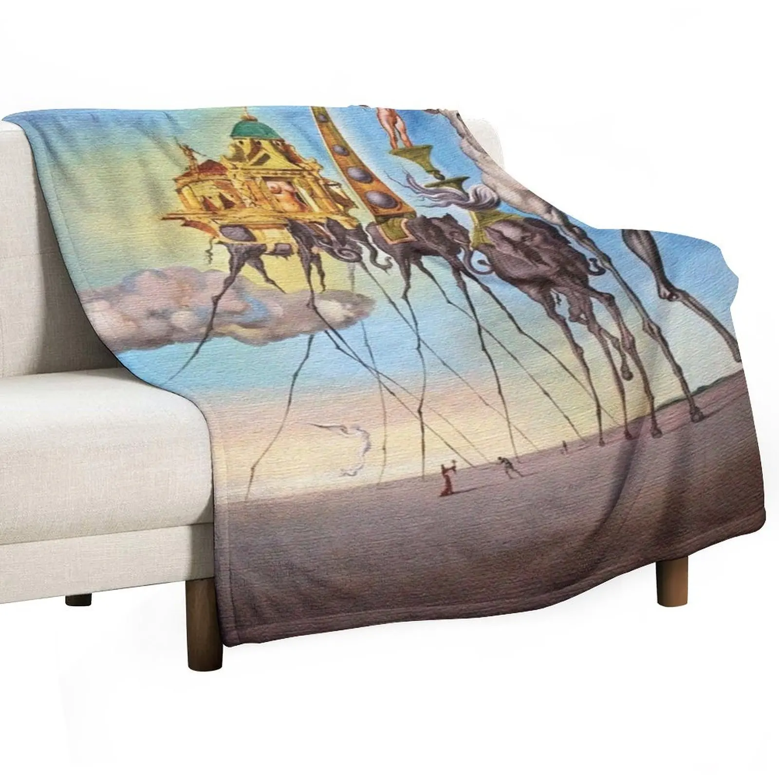 

The temptation of st. Anthony Throw Blanket Camping Blankets Sofas Of Decoration Baby Sofa Quilt Blankets