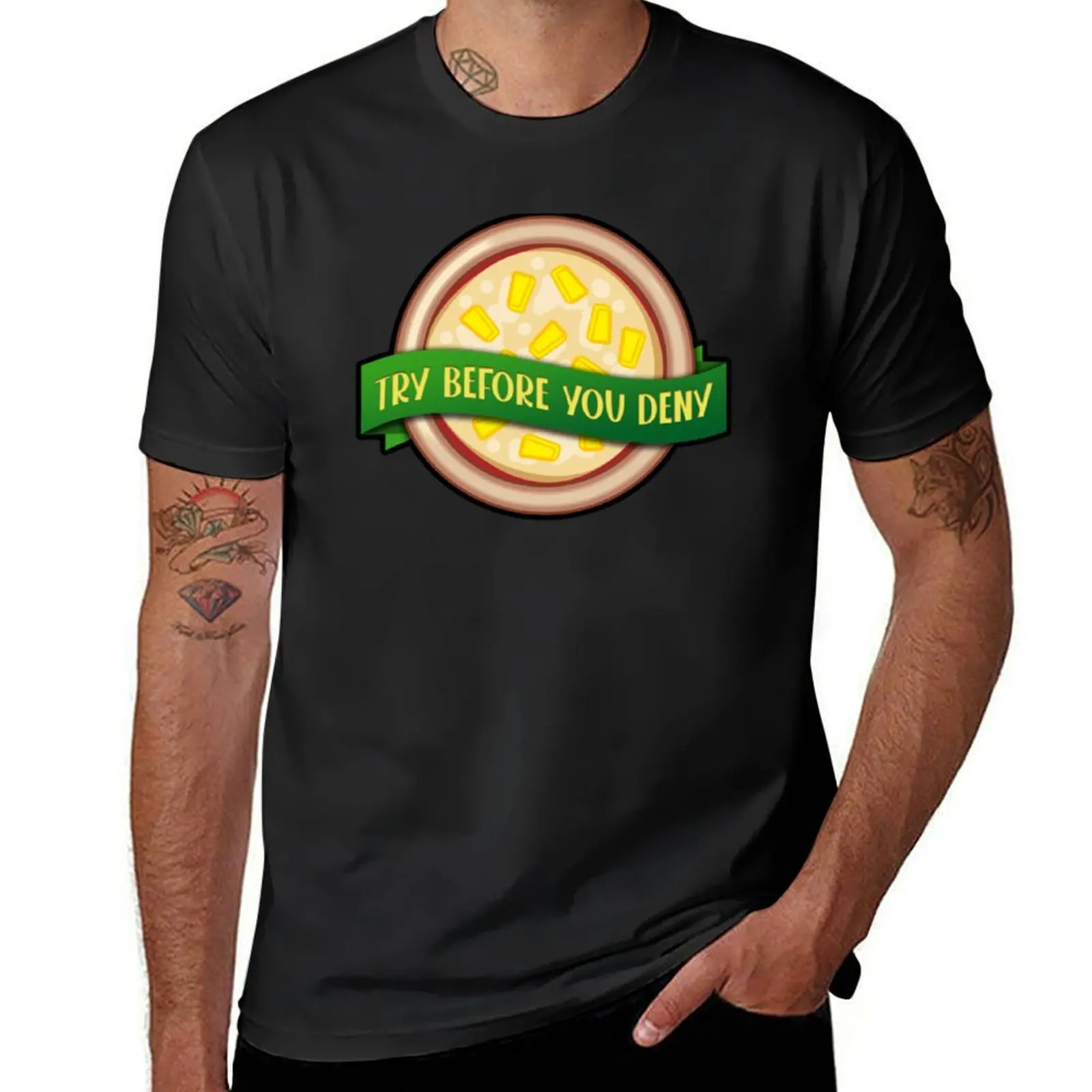 Camiseta Try Before You Deny para niños, ropa de anime con estampado animal, camisetas gráficas divertidas para niños blancos, hip hop