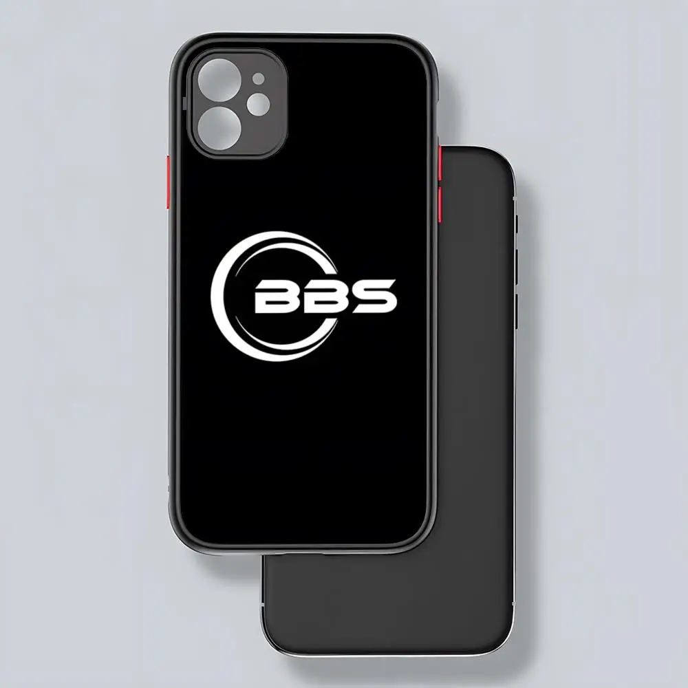 BBS Racing Phone Case Potdemiel Matte Transparent For 16 15 iPhone 12 11 13 Pro Max X XR X Back Cover