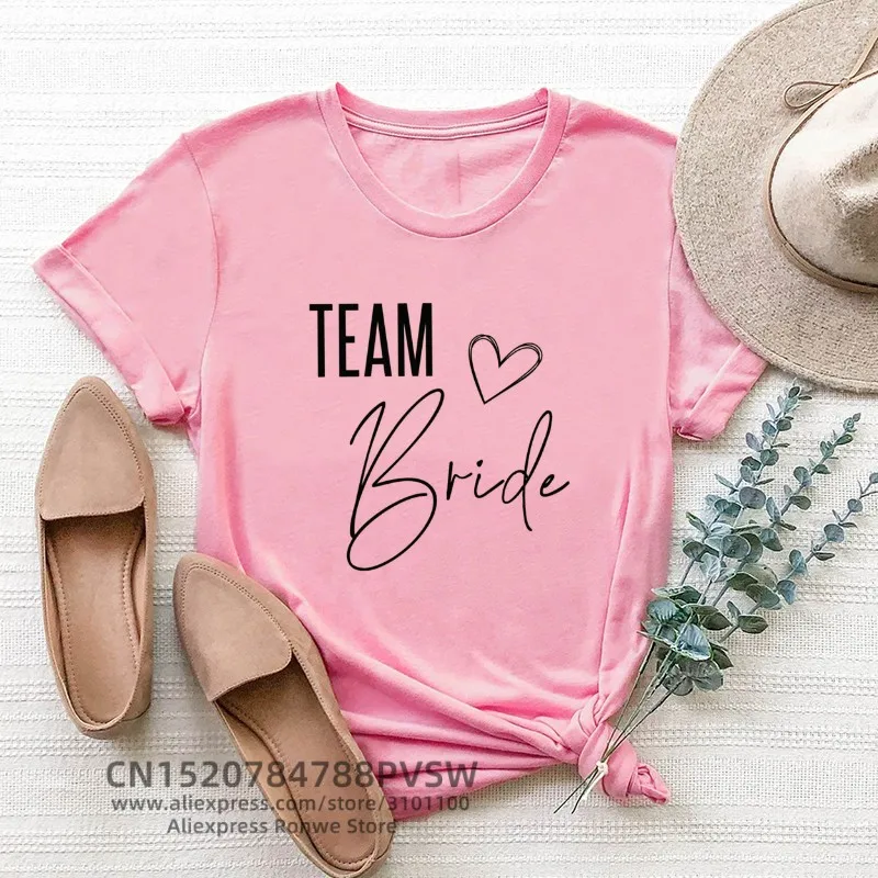 Bachelorette Bridal Bride Bridesmaid Party T Shirts Girl Evjf Hen Party T-shirts hen do Tops Tee