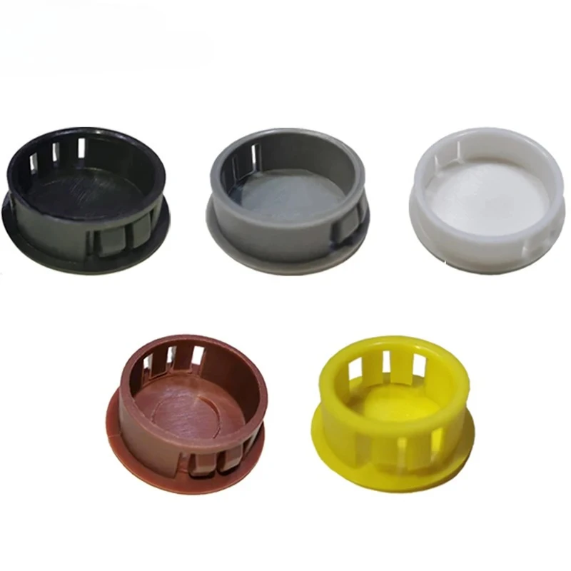 

Round Cover Furniture Snap Plug Panel Plug Drilling Screw Furniture Hole Plug Anti-theft Door Hole Reserved Hole Caps