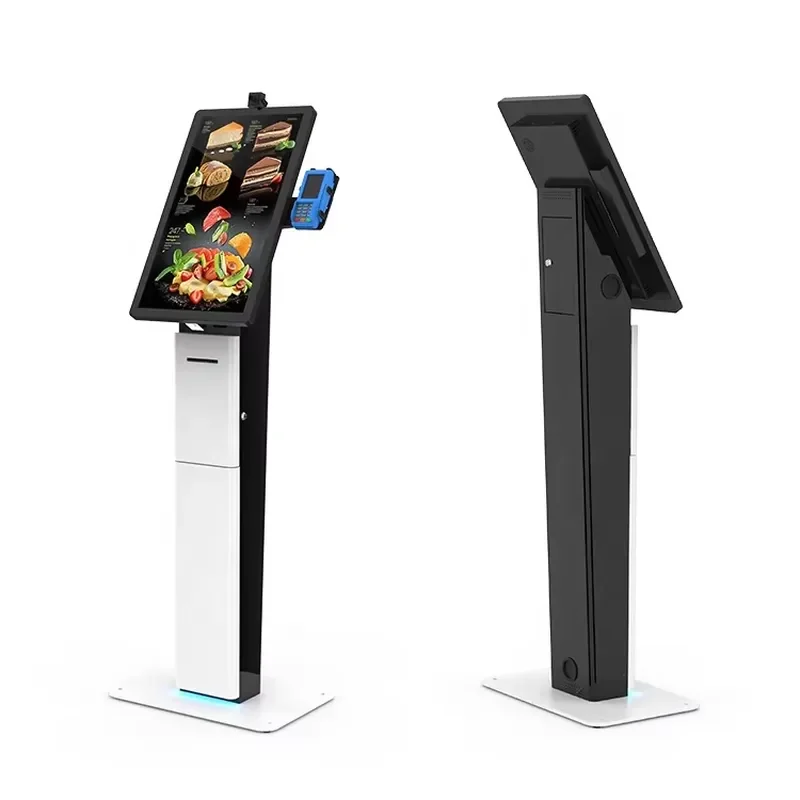 27 Inch Fast Food Restaurants Self-Service Information Checking Payment Machine Android All in One Terminal Kiosk Ordering