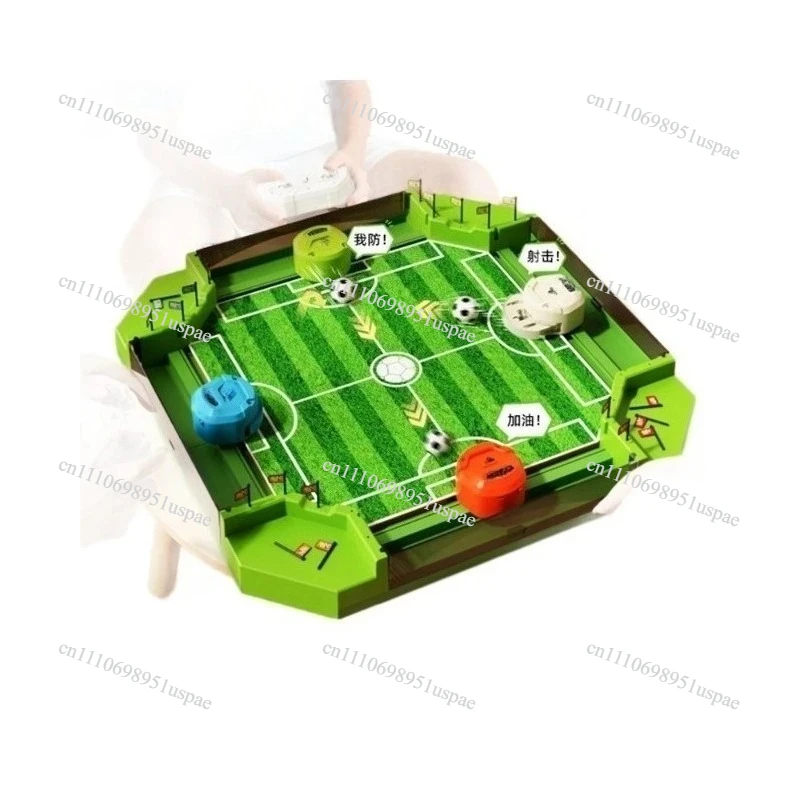Four-person remote control table football table, parent-child battle educational toys, family party interactive table football