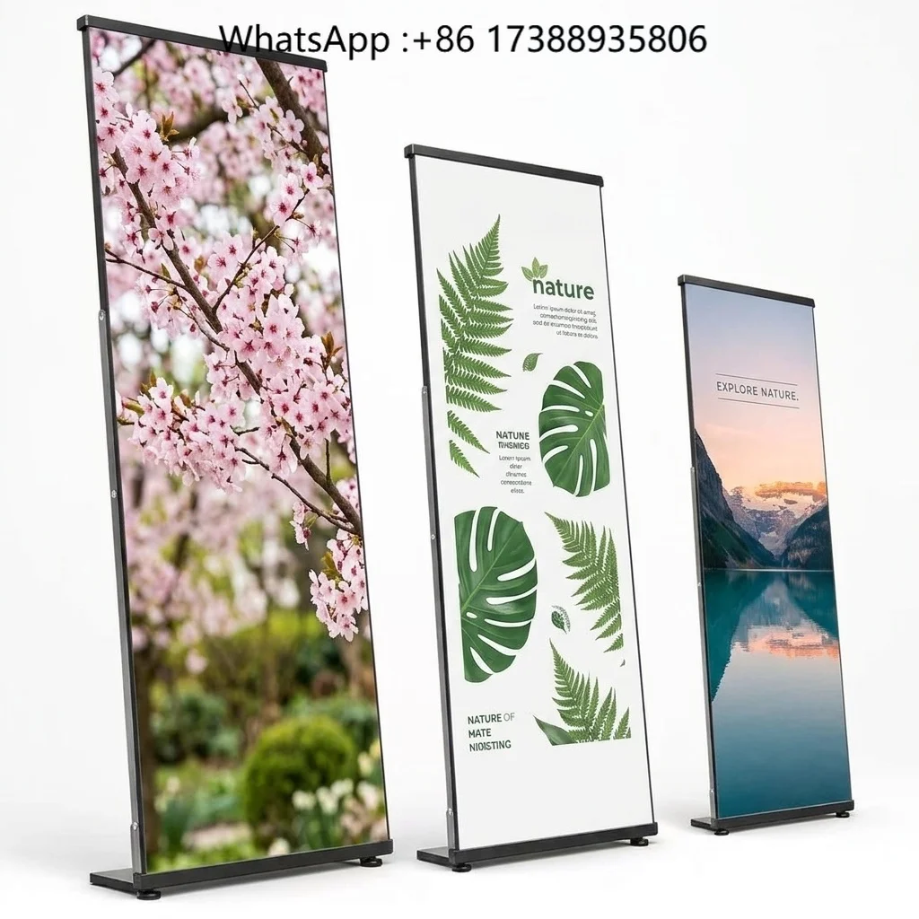 Customized P2.5/P4 Waterproof Outdoor Advertising Screen , LED Poster Display Digital Advertising Machine Led Signs for Business