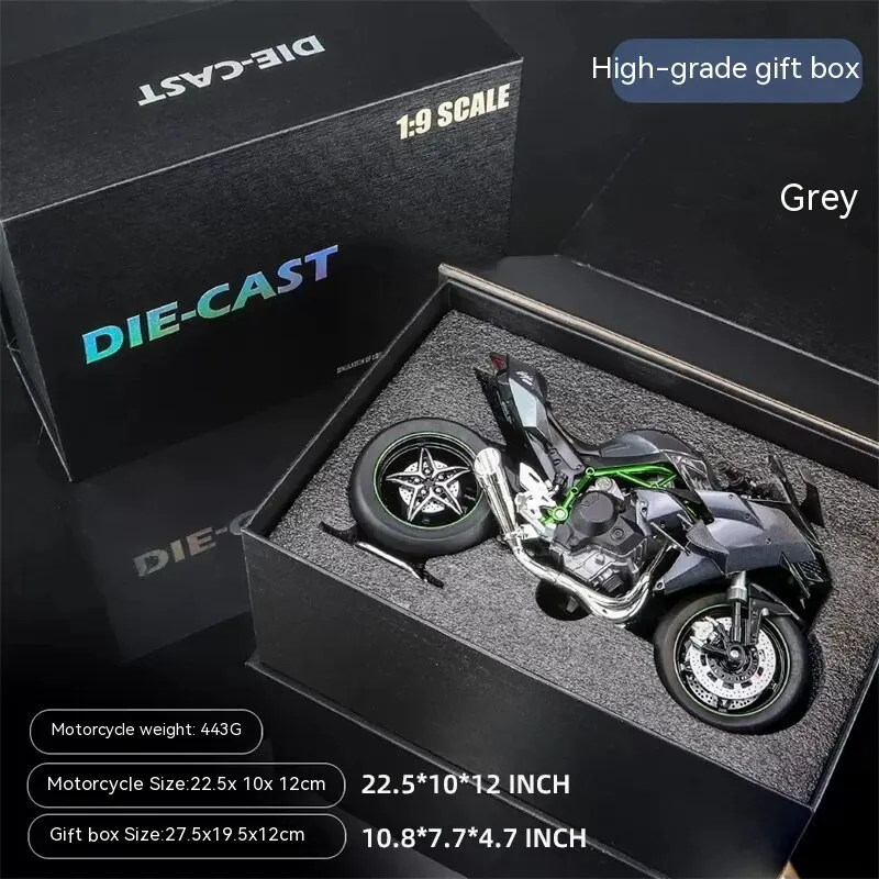 1:9 Ninja H2R Unique Motorcycle Model: Ideal Gift for Young Adults