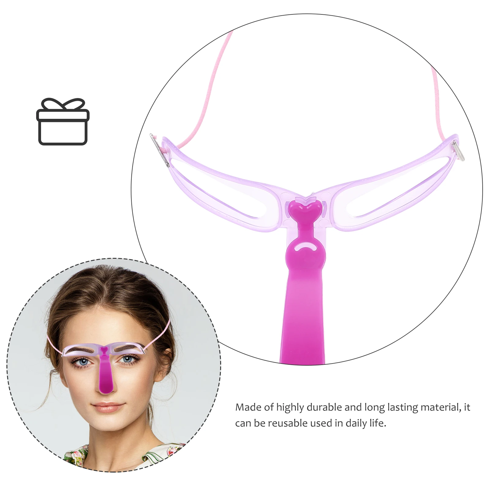 Wenkbrauwstencils 8-soorten herbruikbare make-upstencilset voor natuurlijke wenkbrauwen Verzorgingstool Schoonheid