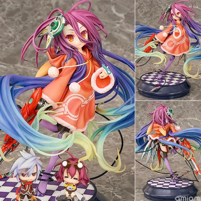 Anime No Game No Life Figures Zero Shiro Stephanie Dola Dolls Figurines Action Model Figure Schwi Jibril Fairy Shampoo Figurine