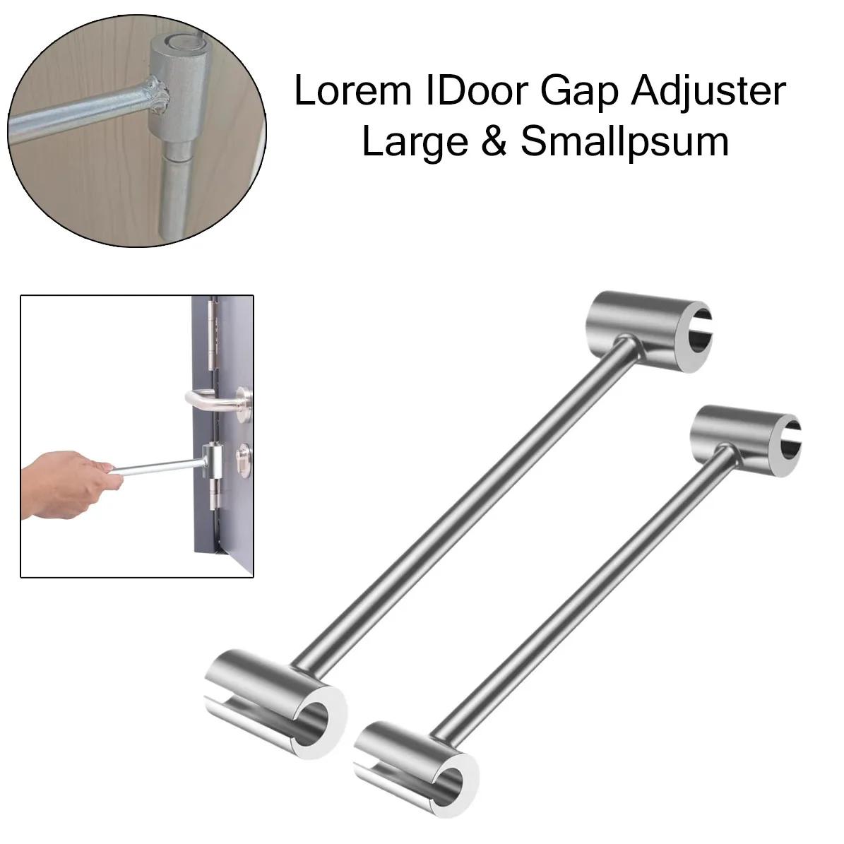 9-24.5mm Adjustable Hinge Gap Repair Wrench 2Pcs Household Door Fixing Spanner Bolt Installation Hand Tool  DIY Installation
