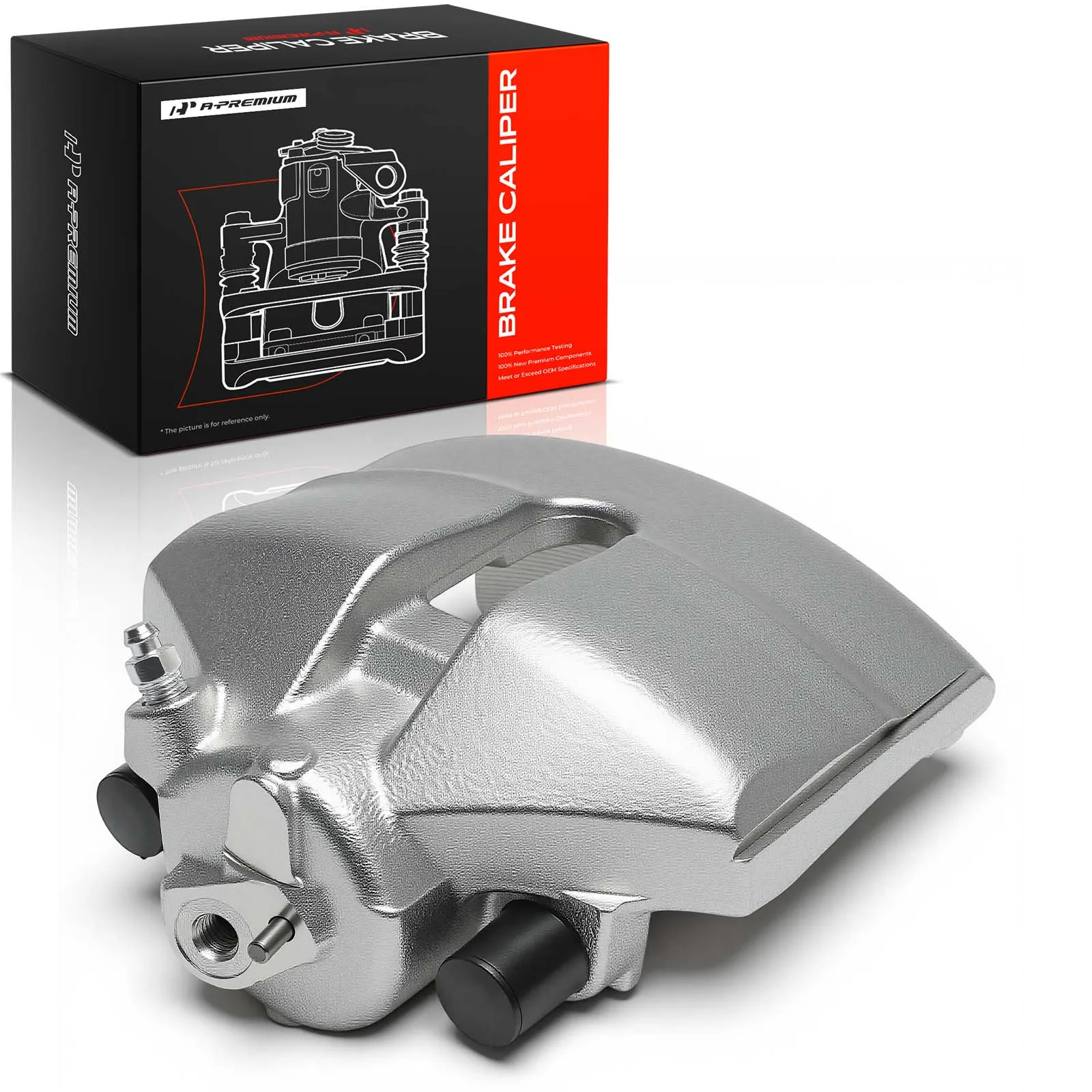 A-Premium Front Left Brake Caliper for Volkswagen Jetta 2005-2018 Passat 2006-2008 Golf 2010-2014 Beetle 2012-2019 CC Audi A3 TT