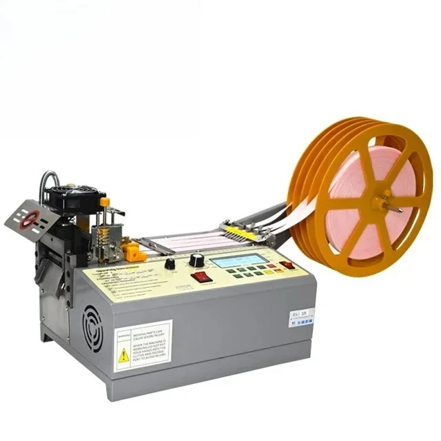 Fabric Tape Cutting Machine Nylon Webbing Zipper Satin Ribbon Hot And Cold Cutting Machine