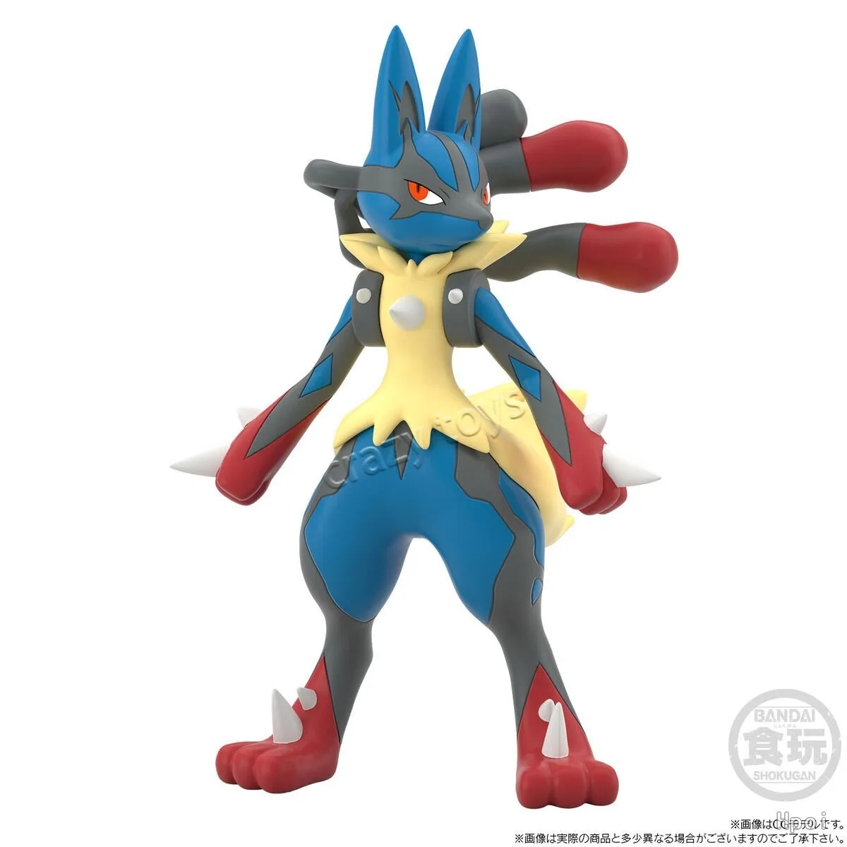 

Bandai Pokemon Scale World Corni Lucario Figure Original Anime Doll Collectible Figure Model Toy