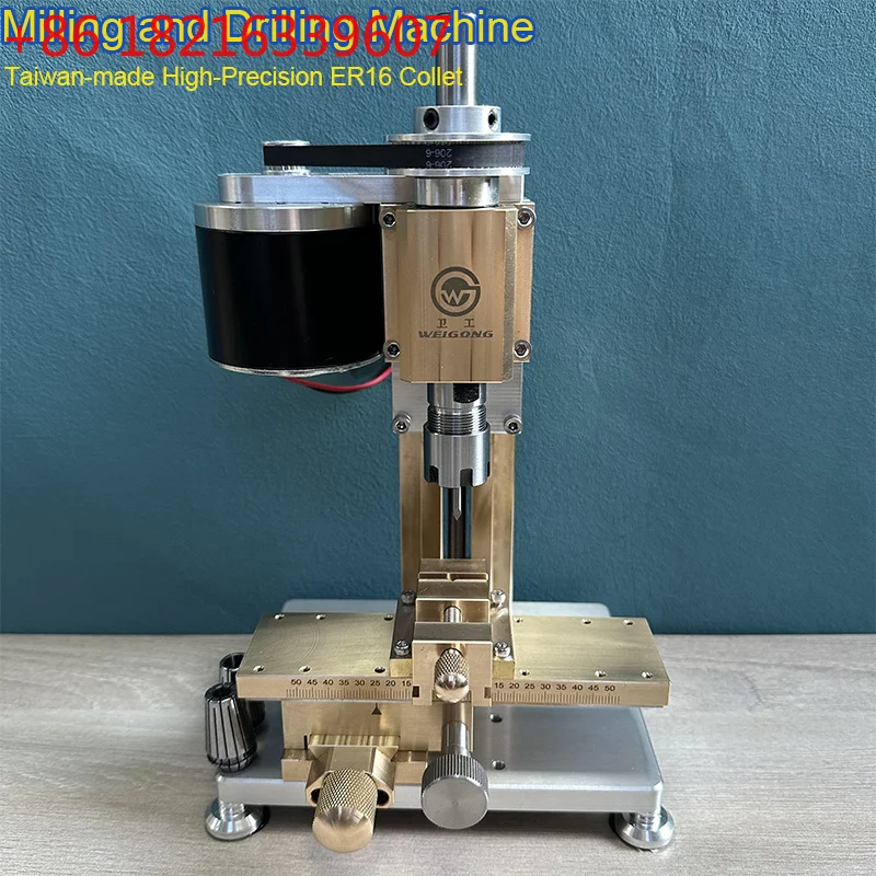YAO Watchmaker Tool Mini Milling Machine Desktop Drill Press Accuracy Tolerance 0.01mm Integrated Milling and Drilling Machine