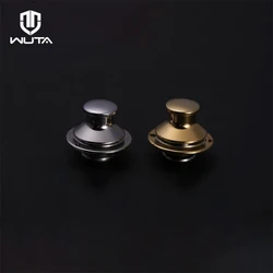 Wuta-Aço Inoxidável DIY Bag Lock, Volta Redonda Torção Bloqueio, Fivela, LeatherCraft Hardware, Fecho Saco, Bolsa Acessórios, Durável