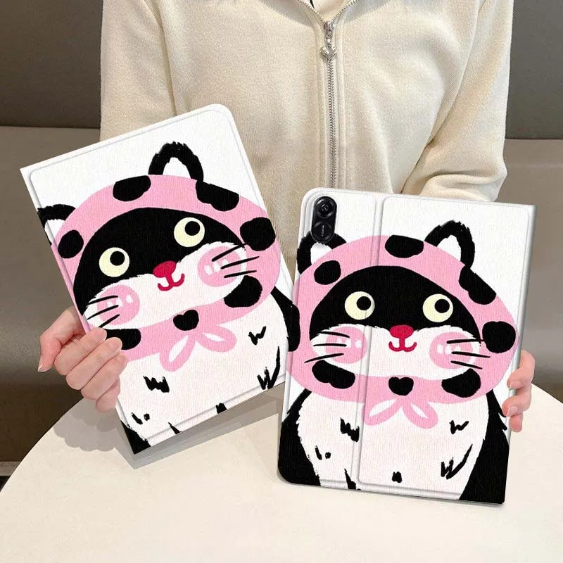 

Чехол с милым котом и исцеляющим узором для Honor Magic Pad 6 7 X8 V6 V7 Pro V8 X9 8 V8 9 13 X8a 2 V9 GT X9a X9 GT2 13,3-дюймовый планшет