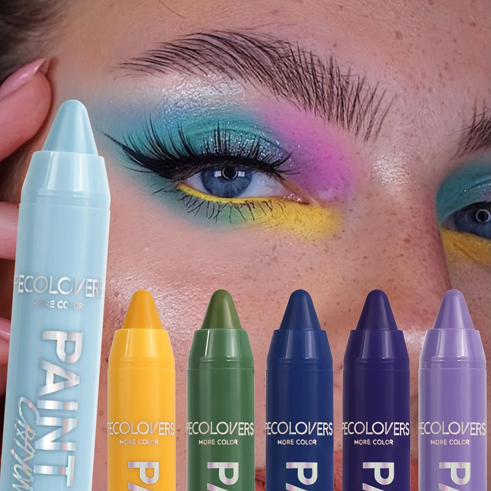 

1 PC Matte Long Lasting Eyeshadow Pen, Sweatproof, Waterproof, Y2K Eyeshadow Anime Eyeshadow, Bold Eye Makeup Looks