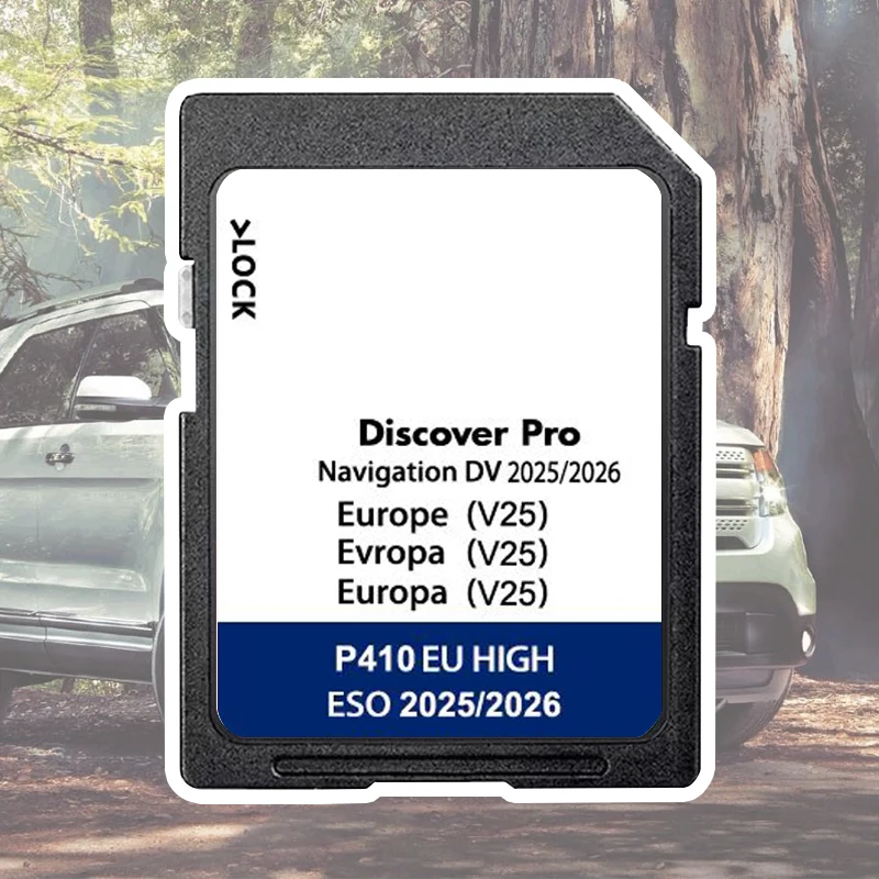 المملكة المتحدة أوروبا خريطة تحديث Sat Nav بطاقة SD 2025-2026 لشركة فولكس فاجن باسات توران تيجوان DV V25 وسائل الإعلام اكتشف برو الملاحة بطاقة الذاكرة 64 جيجابايت