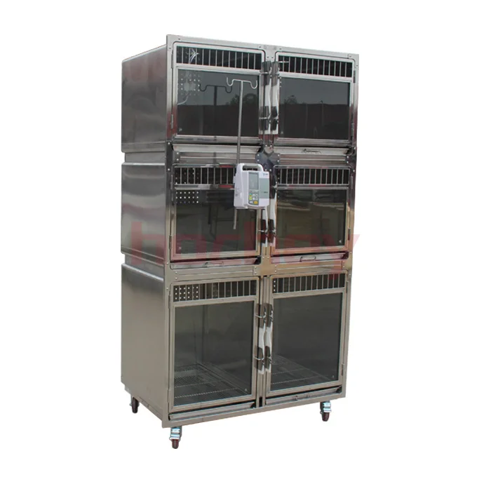 

MT Medical Professional Stainless Steel Veterinary Equipment Vet Hospital 304 Stainless Steel Animal Cages