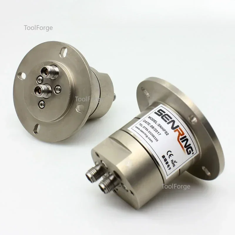 High definition microwave coaxial RF rotary joint high-frequency sliding ring RF rotary connector wire connector 18GHz