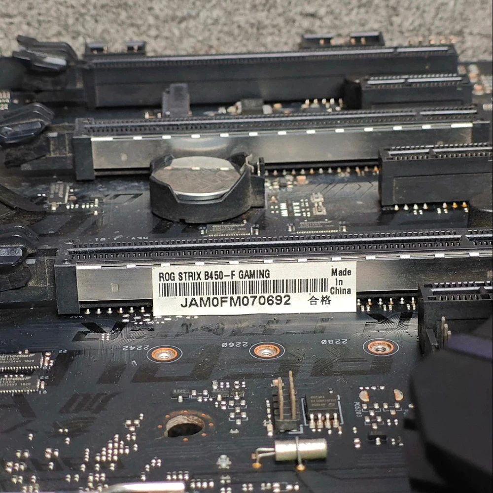 For A-s-u-s AMD B450M B450 Desktop Computer Motherboard ROG STRIX B450-F GAMING