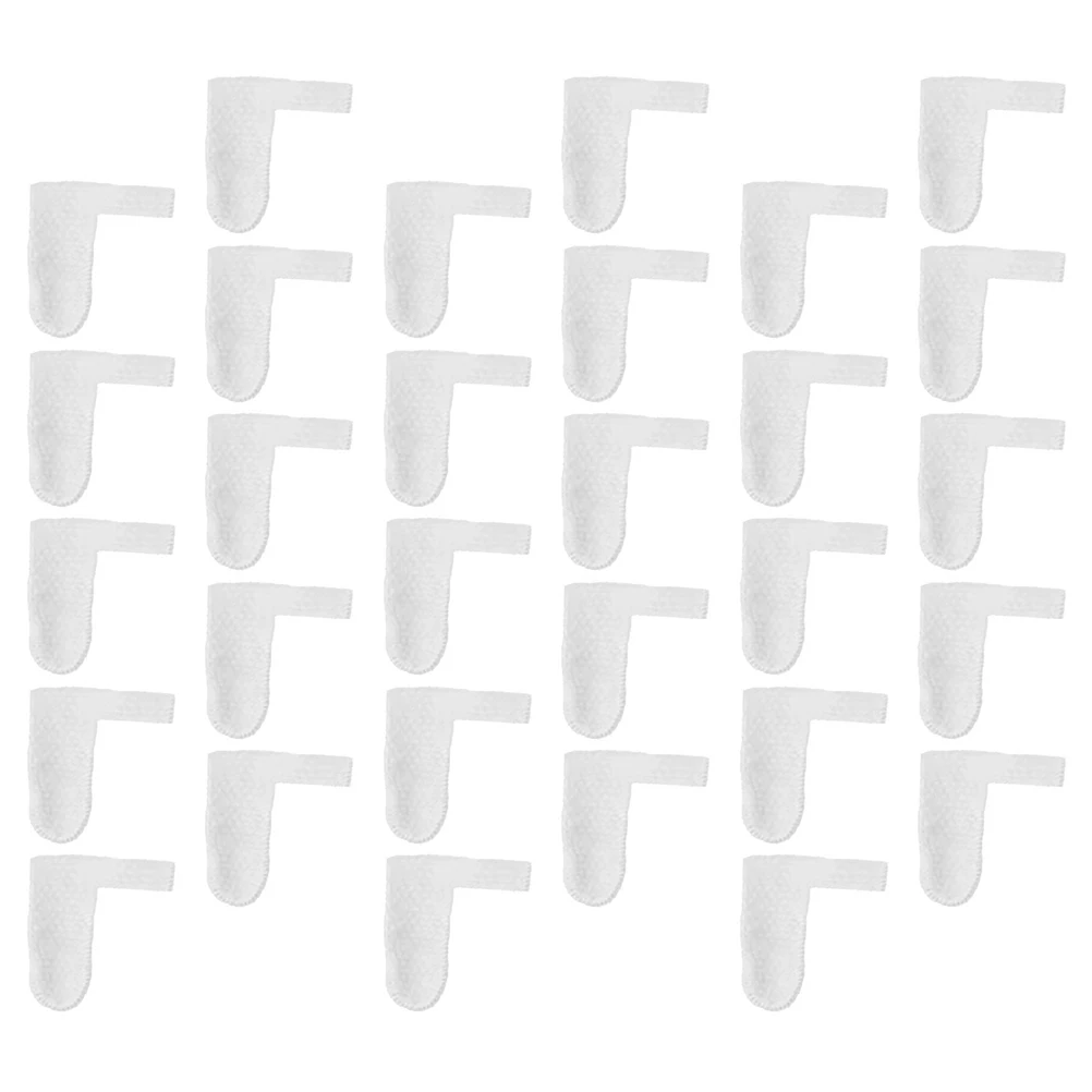 

30pcs Disposable Oral Cleaning Finger Brush Soft Non Woven Fabric Baby Teeth Gums Cleaner Infant Mouth Care Safe Hygienic